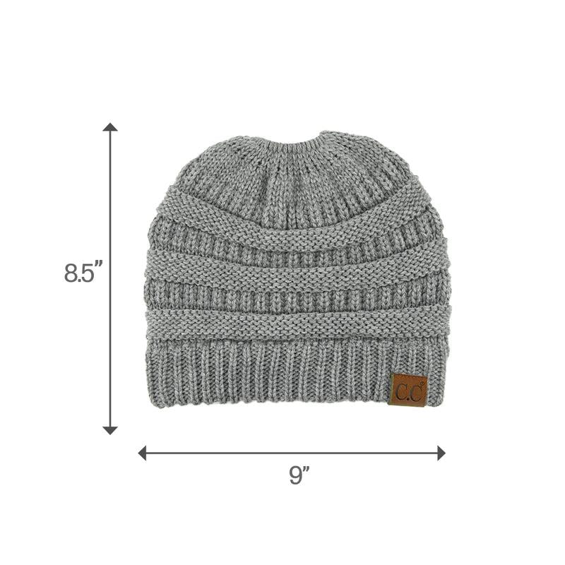 Messy Bun Winter Beanie™