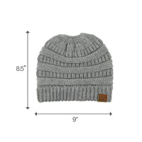 Messy Bun Winter Beanie™