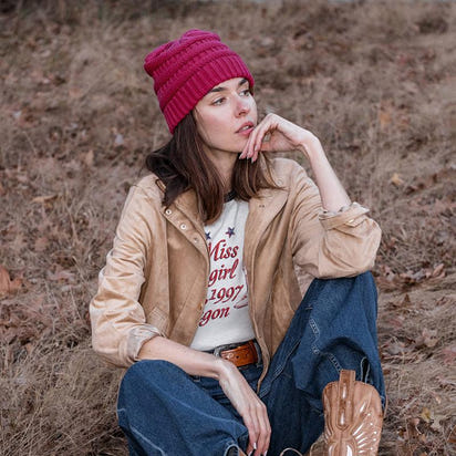 Messy Bun Winter Beanie™